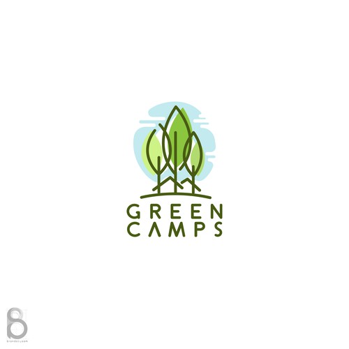 Logo design for Green Camps