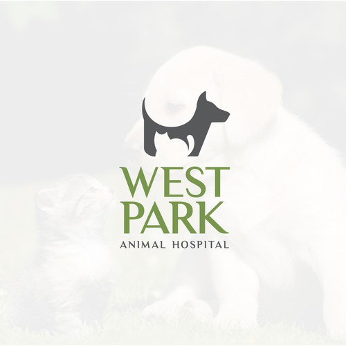 Simple Iconic Animal Hospital Logo