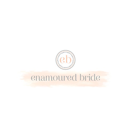 Feminine logo for the wedding blogger