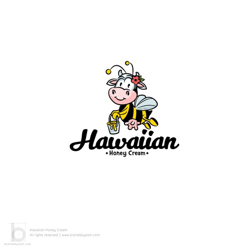 Logo Design for Hawaiian Honey Cream