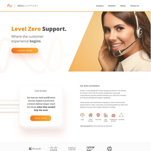 Nexa Landing Page