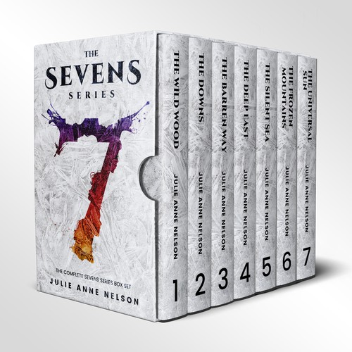 Cover design for fantasy book series