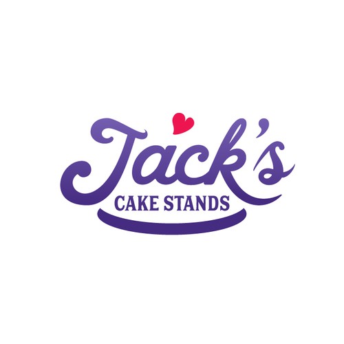 Jack' Cake Stand logo design