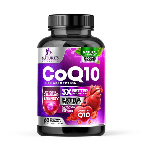 Healthy CoQ10 Softgel Design