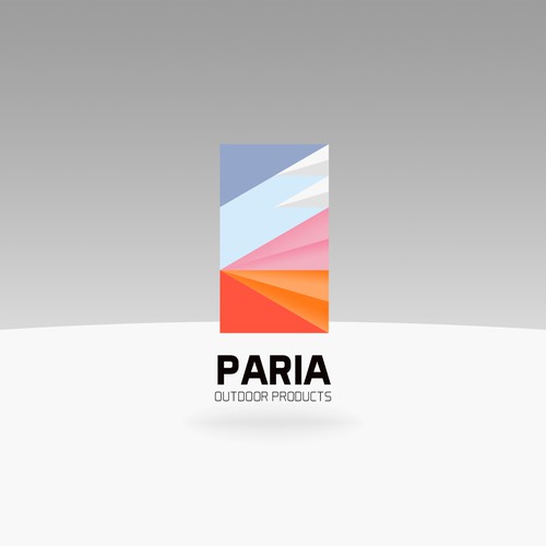 Logo for Paria, company that sells backpacking products for camping.