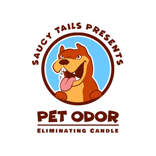 Dog Logo Concept for Pet Odor Eliminating Candle