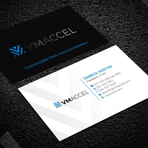 VMACCEL Business Card Design