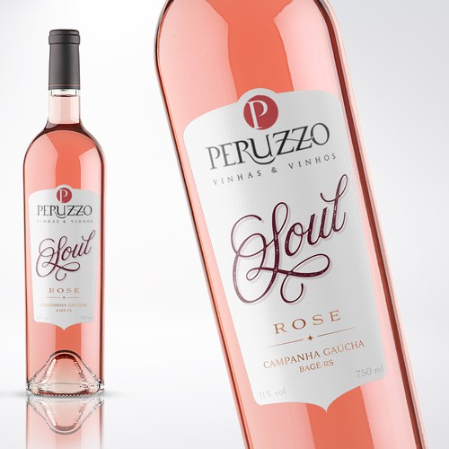 LABEL FOR THE BEST ROSE WINE FROM BRAZIL