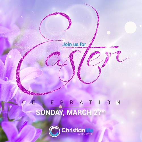 Easter celebration poster