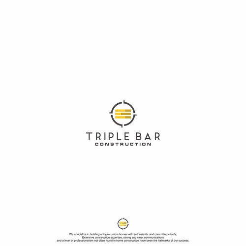 Logo concept for Triple Bar Construction