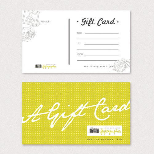 Create Gift Card for Flytographer.com