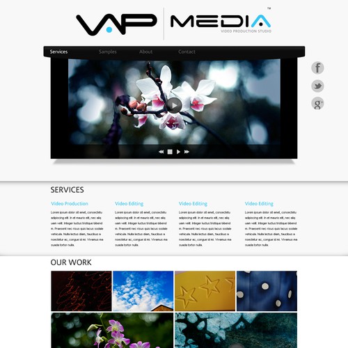 Page for a Media Company