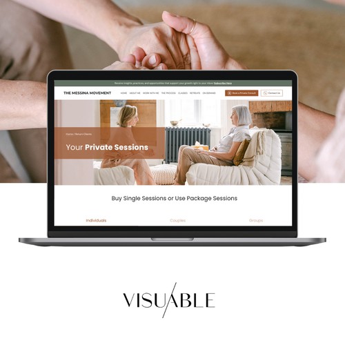 Squarespace Website for a Holistic Movement & Wellness Brand