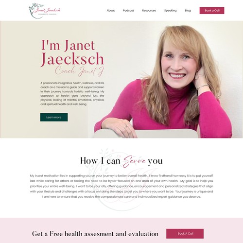 Wellness Website Design