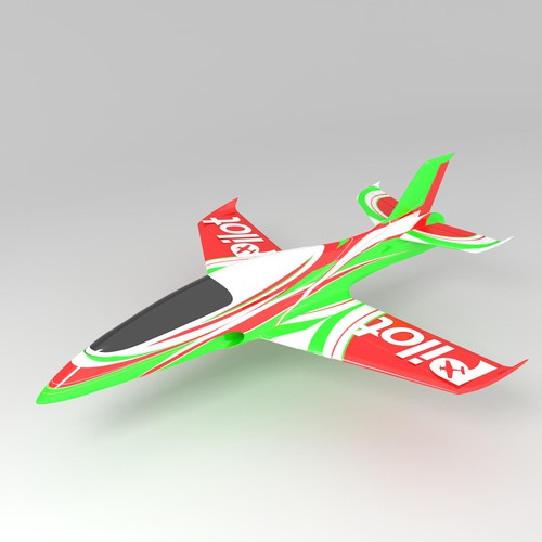 Model plane color scheme design