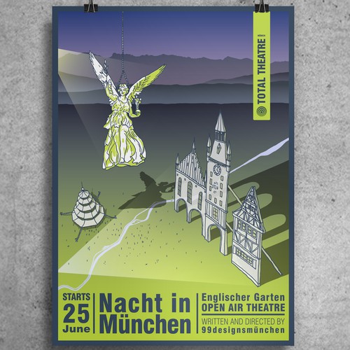 A poster for the city of Munich