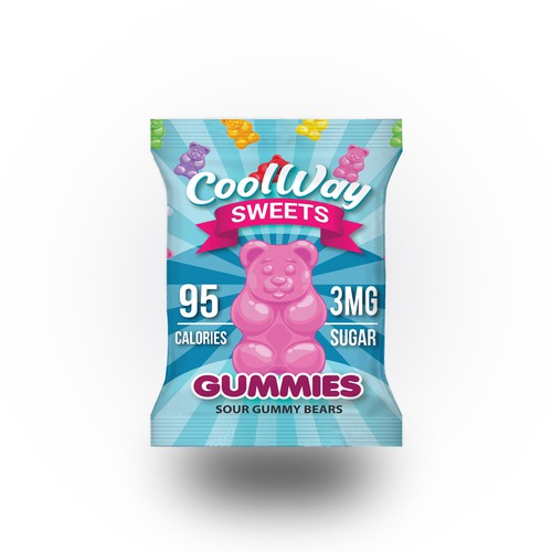 Product Packaging Entry for Sour Gummy Snacks