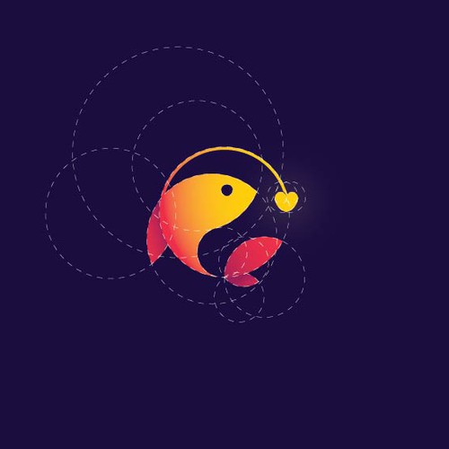 Golden Ratio Fish logo