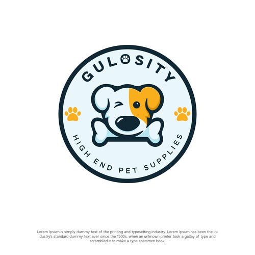Pet Supplies for Gulosity Logo Concept
