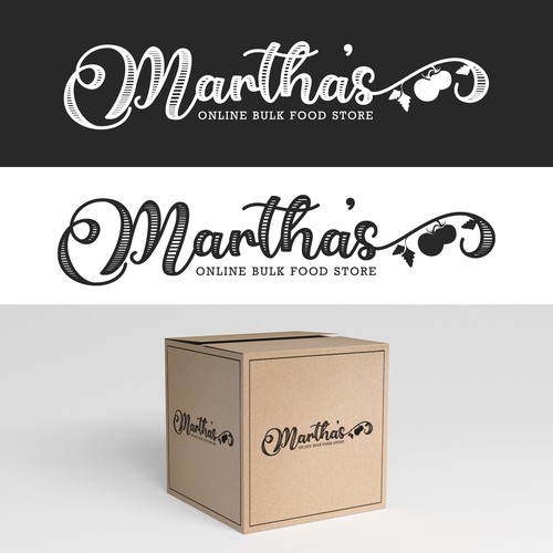 Organic logo for Martha's Bulk Food Store