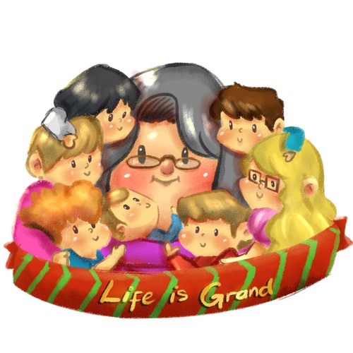 Cute Illustration For Granny