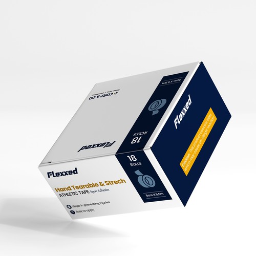 Athletic Tape Box Packaging