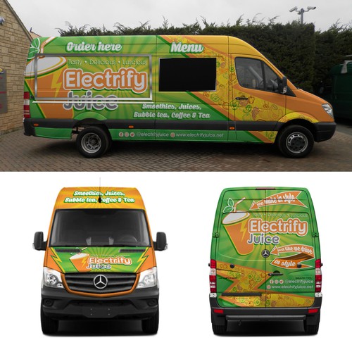 Electrify van wrap