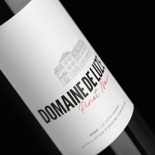 Modern Wine Label Design for Domaine de Luze