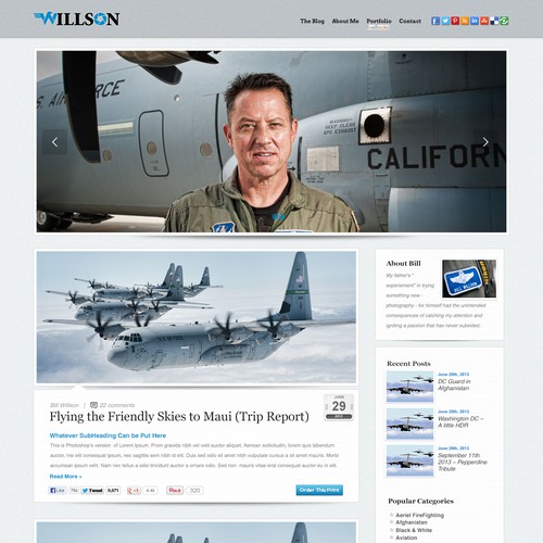 billwillson.com needs a new website design