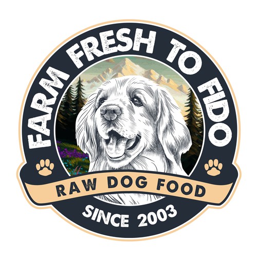 Raw dog food