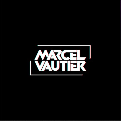 Bold, masculine dj logo for Marcel Vautier