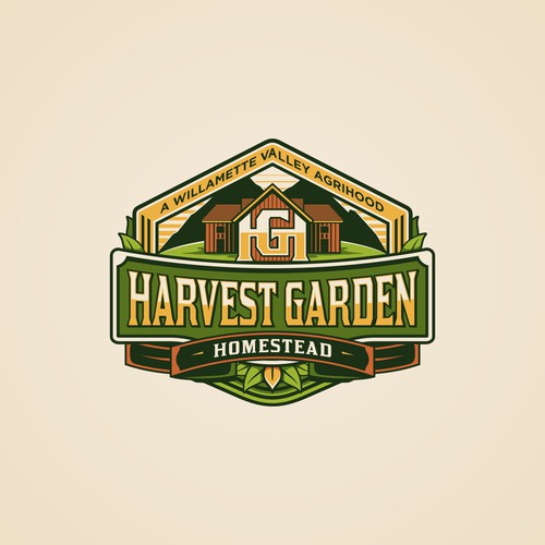 Nature Badge Concept for Harvest Garden Homestead