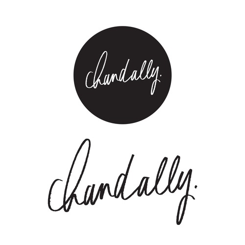 Chandally Handlettered Logo Design