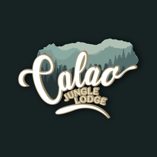 Jungle lodge logo design