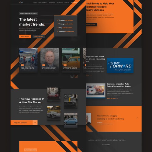 Website design for VAuto