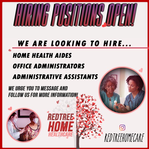 Redtree Home Care Hiring Positions