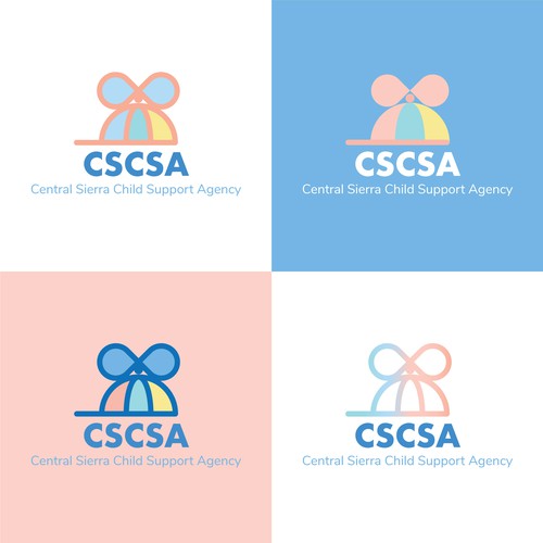 Vibrant logo for a child support agency