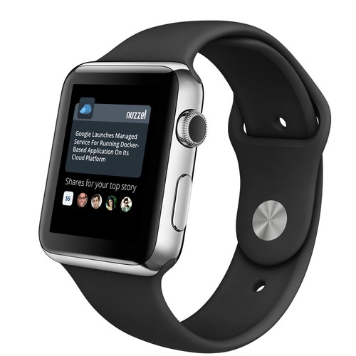 Apple Watch Glance design for a popular news app
