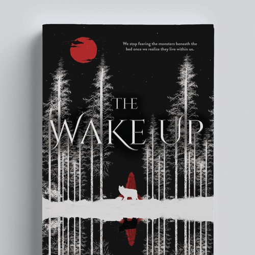The Wake Up,  a surreal cover for a dark fantasy novel