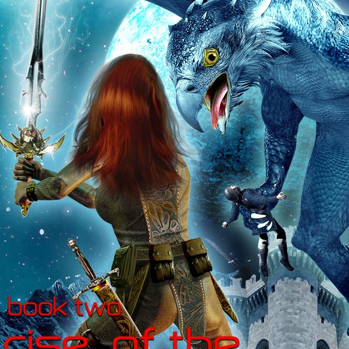 Book cover for sci-fi series