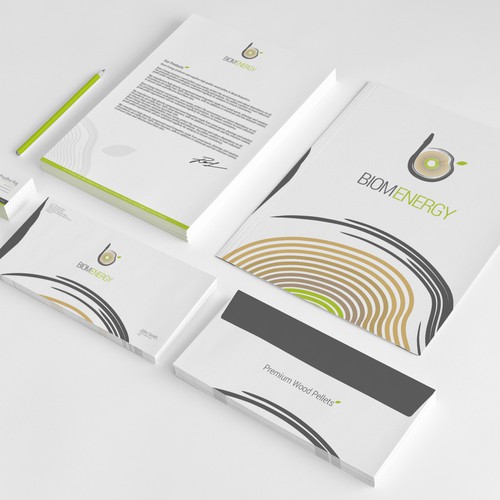 Create a brand identity pack for a Bio Fuel company - Biom Energy
