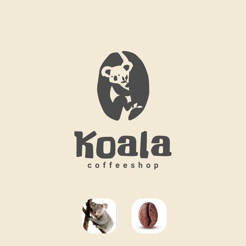 Koala combine Coffee bean