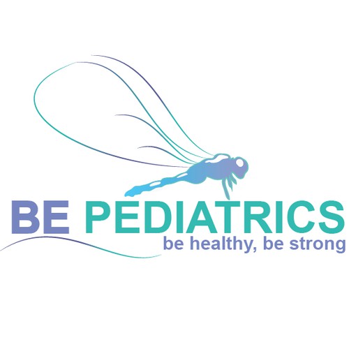 Create a hip, modern logo for Be Pediatrics
