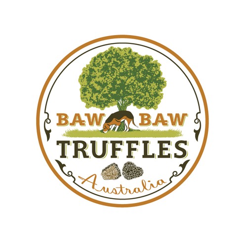 logo design for Baw Baw Truffles Australia