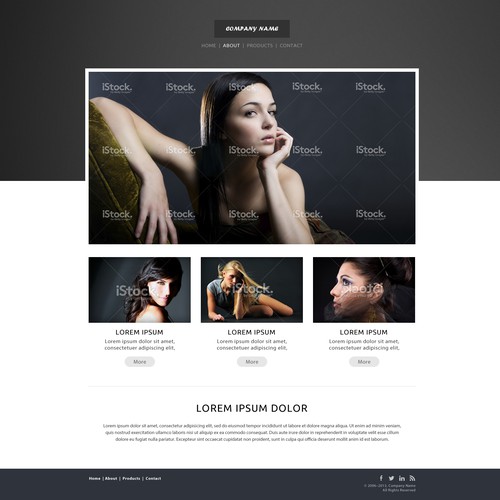 Web page design