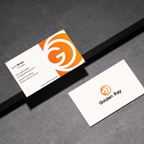 Golden Ray logo design