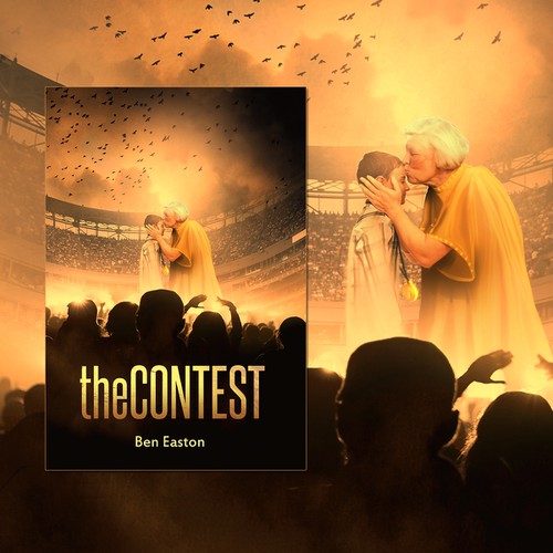 Design the cover for my novel, THE CONTEST - the next New York Times Best Seller!