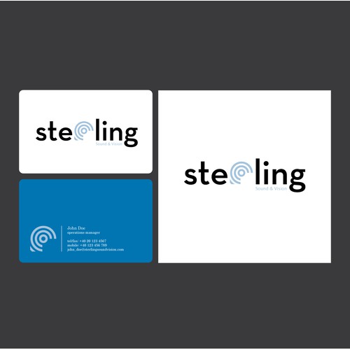 Logo and business card concept for Sterling.