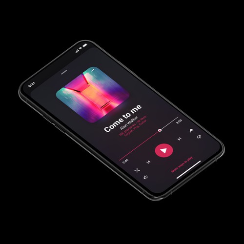 Music App (unused design)