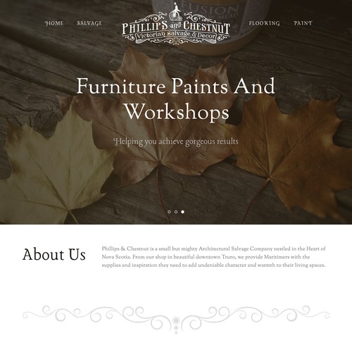 Squarespace Website for Furniture Company